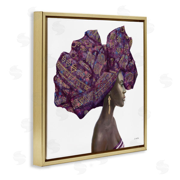 Stupell Industries James Wiens | Strong Female Portrait Headwrap Culture