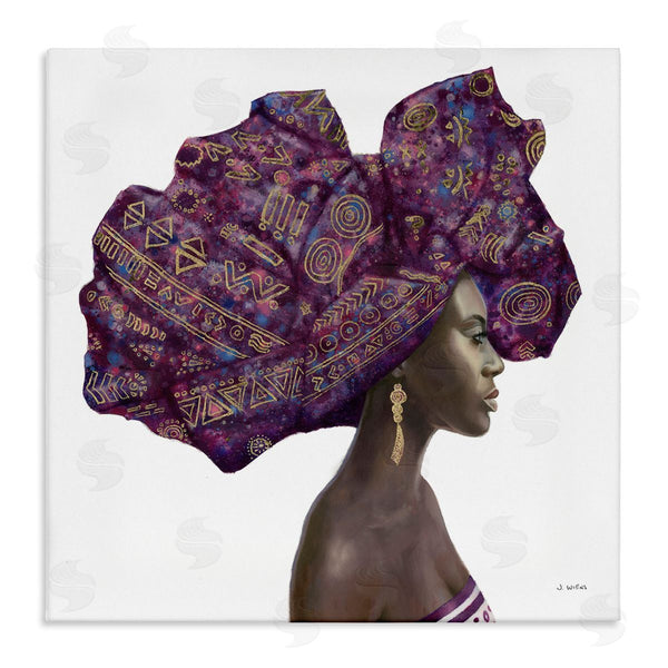 stupell industries James Wiens | Strong Female Portrait Headwrap Culture