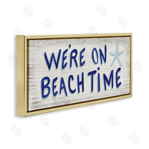 Stupell Industries James Wiens | We're On Beach Time Starfish Wall Art