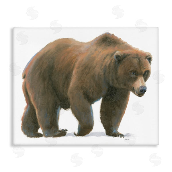 stupell industries James Wiens | Wild Northern Bear Minimal Forest Animal