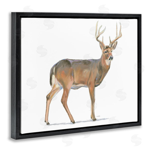 Stupell Industries James Wiens | Wild Woodland Deer Minimal Rustic Antlers