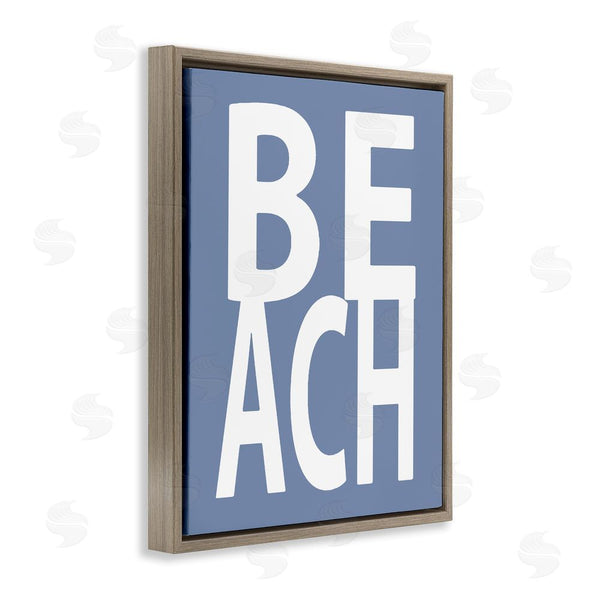 Stupell Industries Jamie MacDowell | Beach Letters Phrase Wall Art