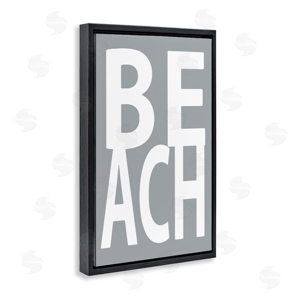 Stupell Industries Jamie MacDowell | Beach Word On Grey