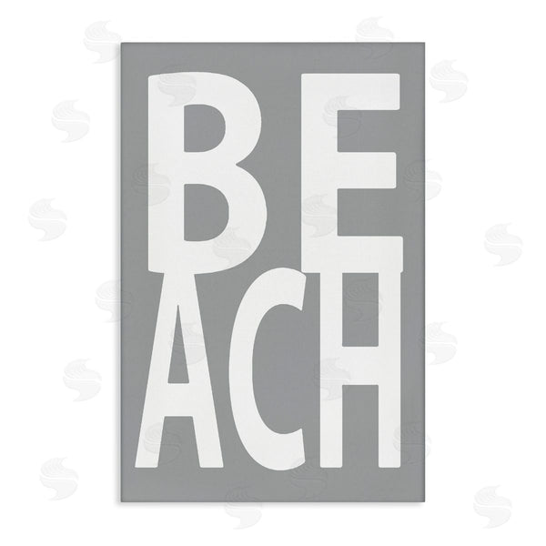 stupell industries Jamie MacDowell | Beach Word on Grey
