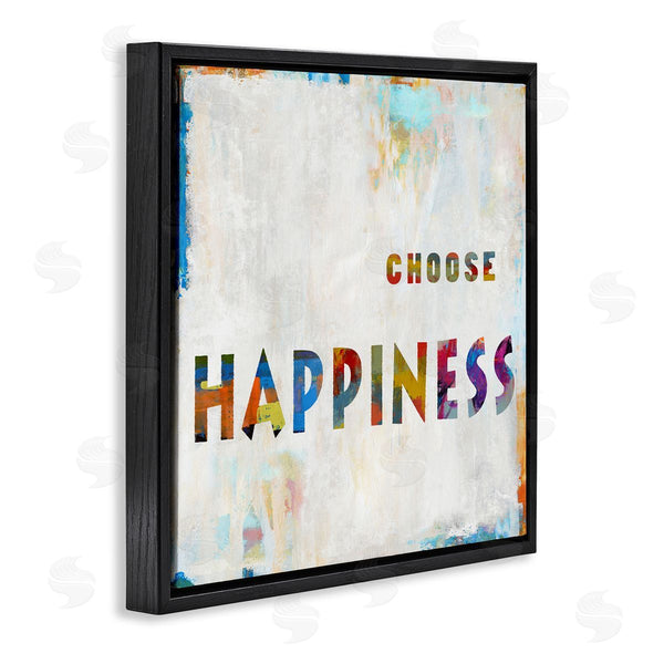 Stupell Industries Jamie MacDowell | Colorful Choose Happiness Phrase