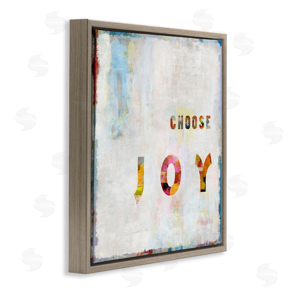 Stupell Industries Jamie MacDowell | Colorful Choose Joy Phrase