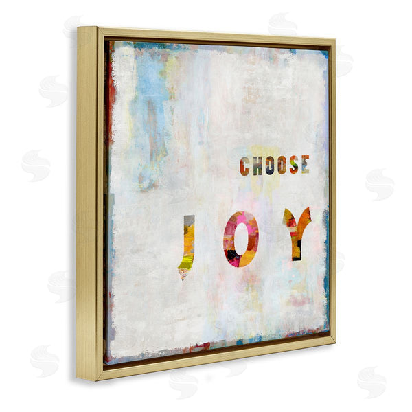 Stupell Industries Jamie MacDowell | Colorful Choose Joy Phrase