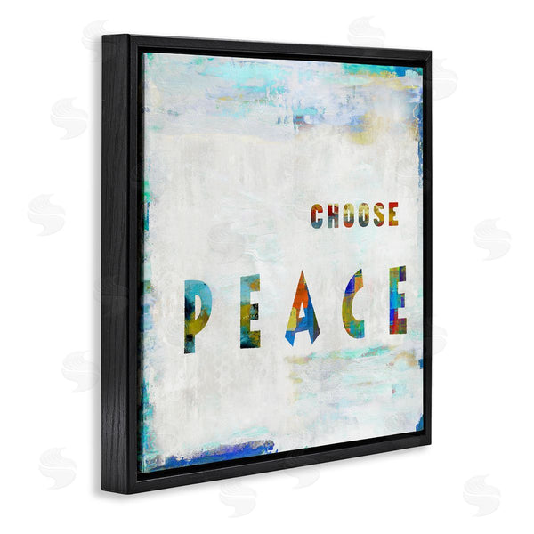 Stupell Industries Jamie MacDowell | Colorful Choose Peach Phrase