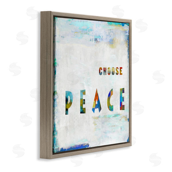 Stupell Industries Jamie MacDowell | Colorful Choose Peach Phrase