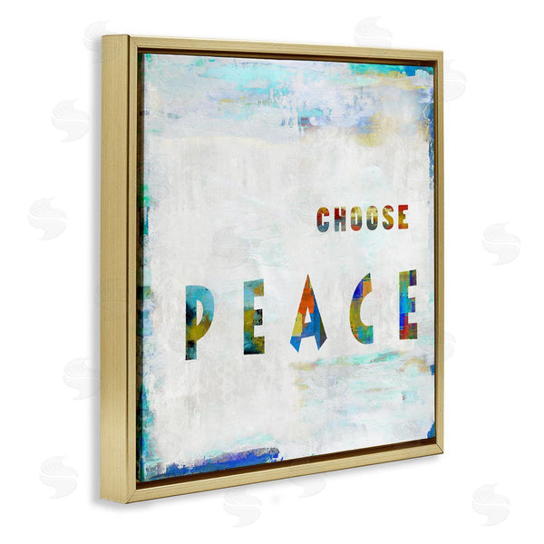 Stupell Industries Jamie MacDowell | Colorful Choose Peach Phrase