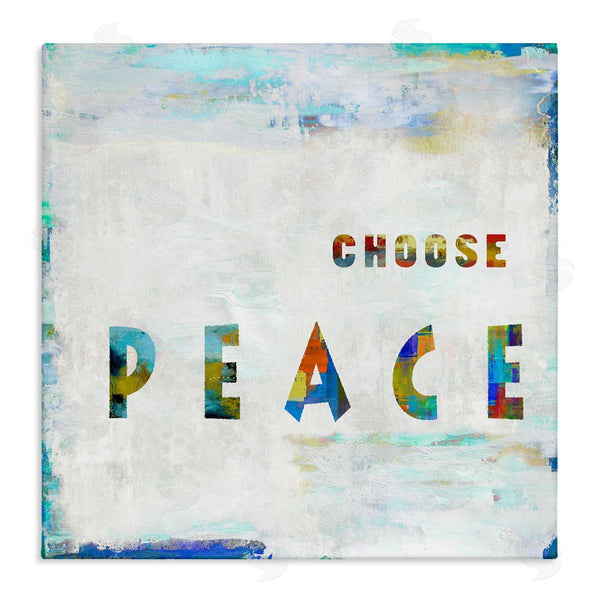 stupell industries Jamie MacDowell | Colorful Choose Peach Phrase