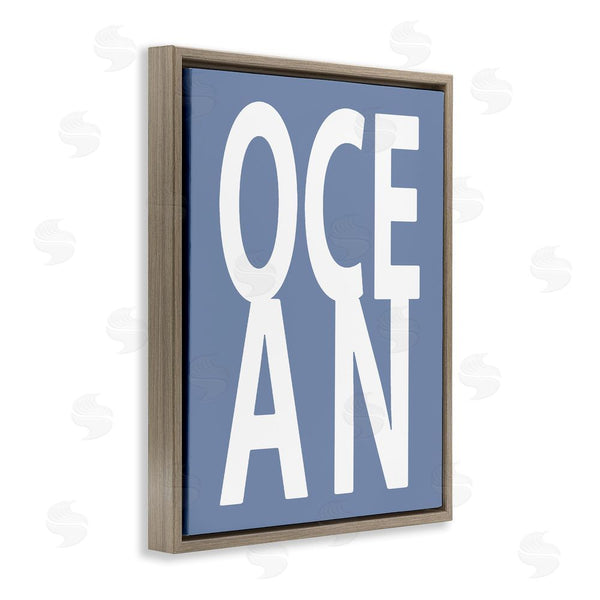 Stupell Industries Jamie MacDowell | Nautical Ocean Text Wall Art