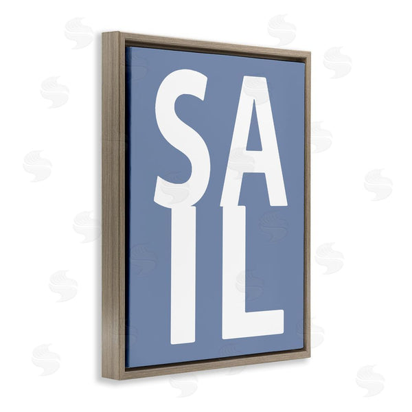 Stupell Industries Jamie MacDowell | Nautical Sail Text Wall Art