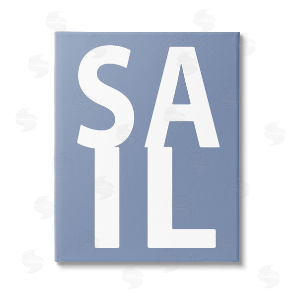 stupell industries Jamie MacDowell | Nautical Sail Text Wall Art