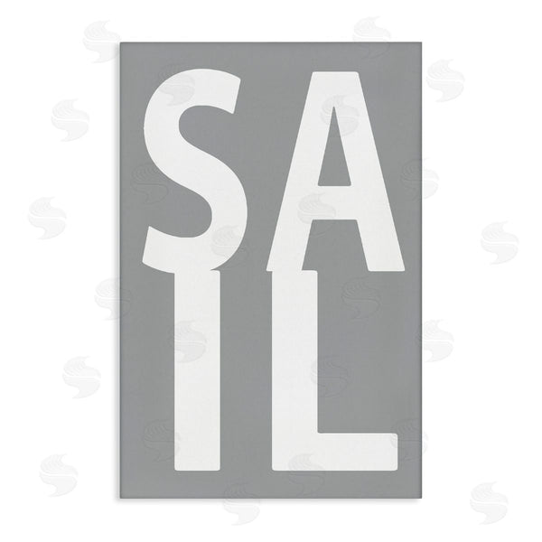 stupell industries Jamie MacDowell | Sail Word on Grey