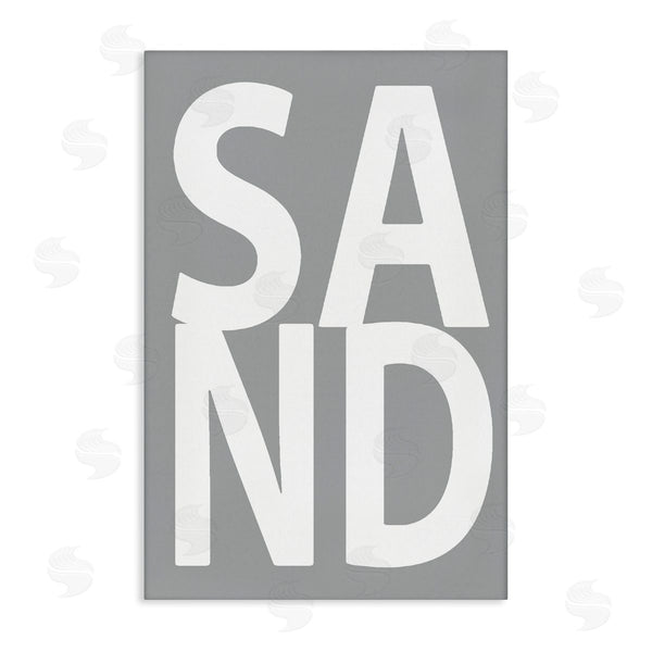 stupell industries Jamie MacDowell | Sand Word on Grey