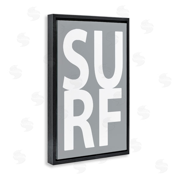 Stupell Industries Jamie MacDowell | Surf Word On Grey