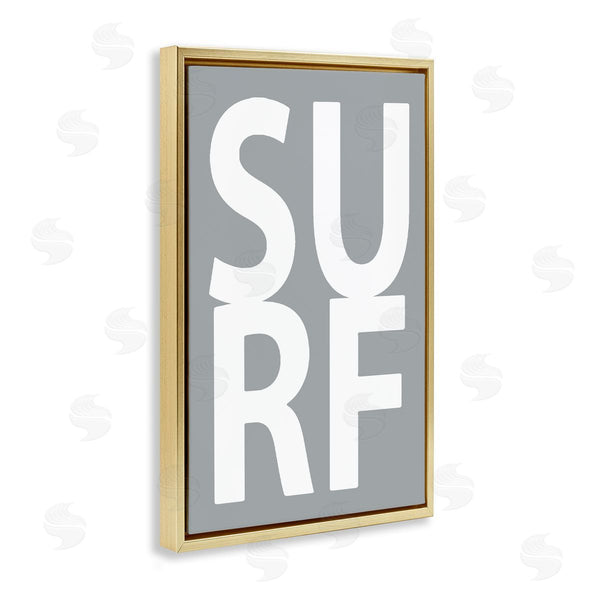 Stupell Industries Jamie MacDowell | Surf Word On Grey