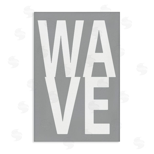 stupell industries Jamie MacDowell | Wave Word on Grey