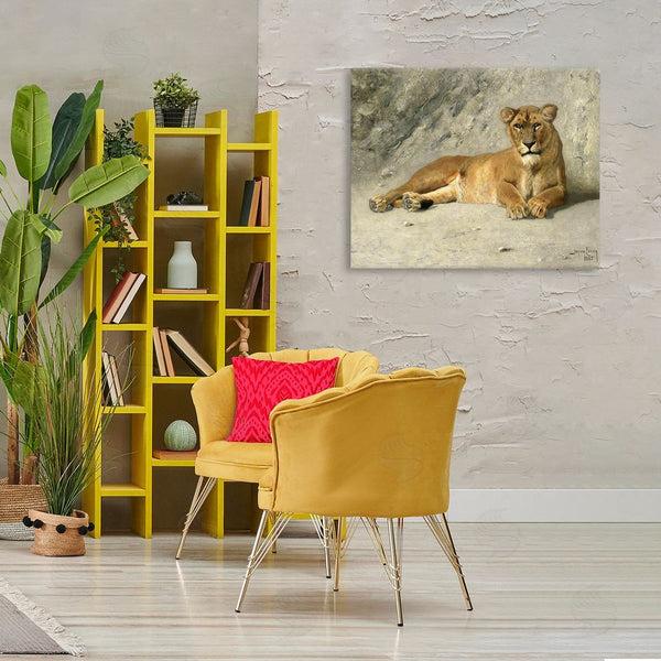 Stupell Industries Jan Van Essen | Protective Wild Lion Wall Art