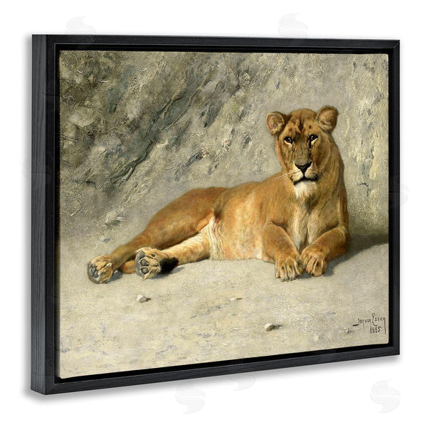 Stupell Industries Jan Van Essen | Protective Wild Lion Wall Art