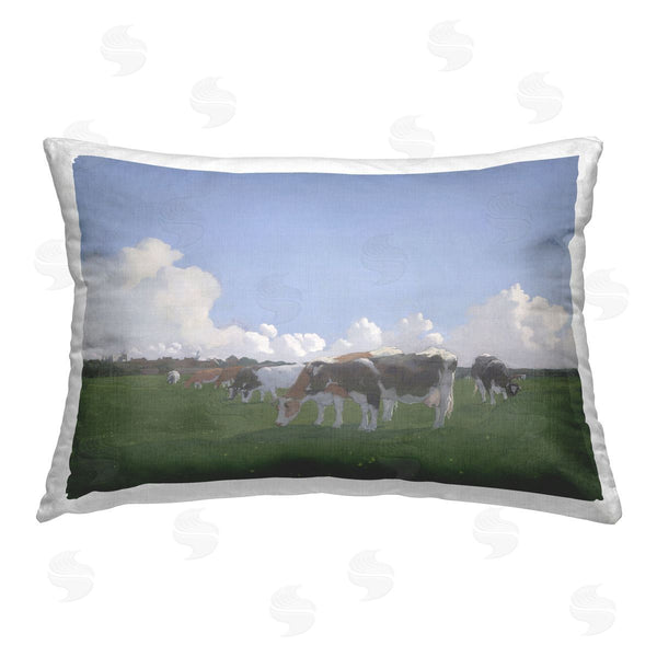 stupell industries Jan Voerman | Grazing Cattle with Low Clouds