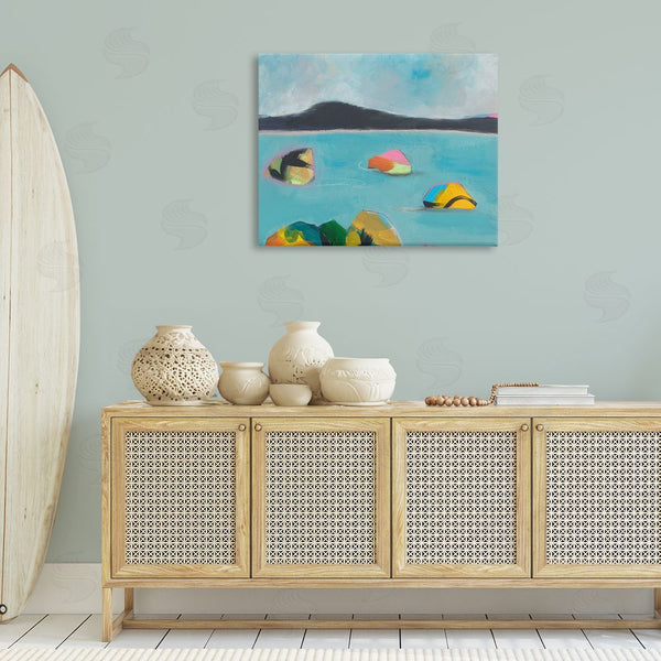 Stupell Industries Jan Weiss | Abstract Sea Buoys Wall Art