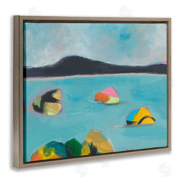 Stupell Industries Jan Weiss | Abstract Sea Buoys Wall Art