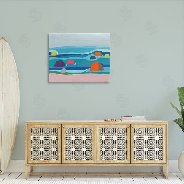 Stupell Industries Jan Weiss | Buoy Floating Ocean Waves Wall Art