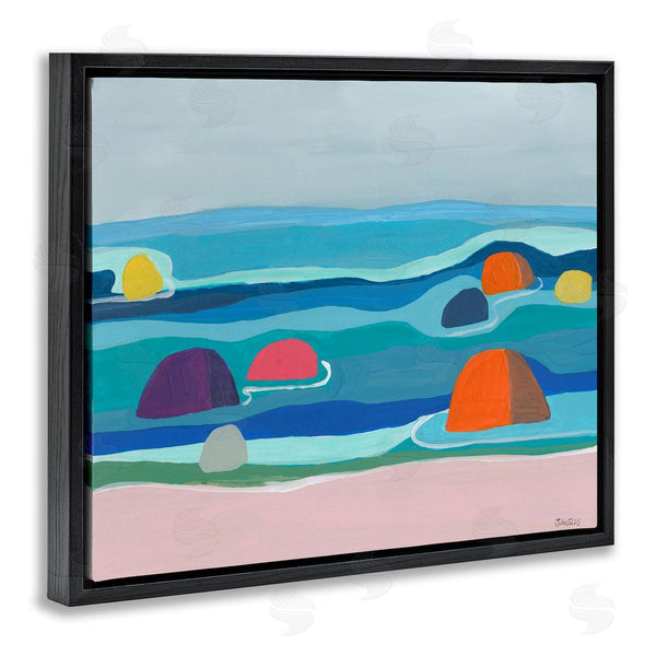 Stupell Industries Jan Weiss | Buoy Floating Ocean Waves Wall Art