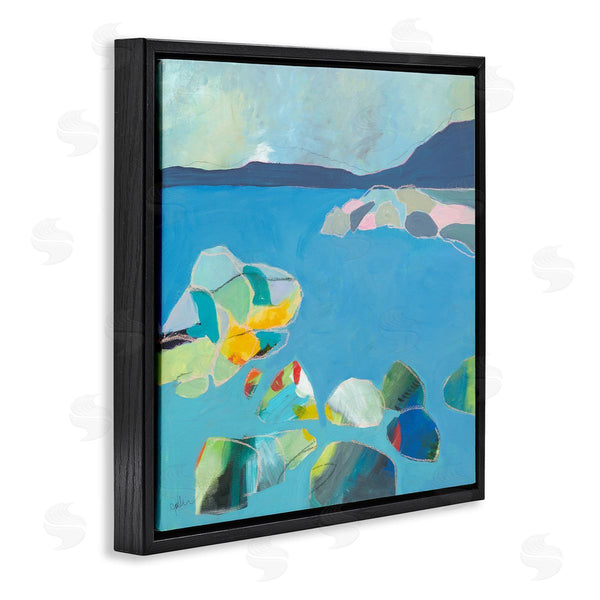Stupell Industries Jan Weiss | Contemporary Rocks In Bay