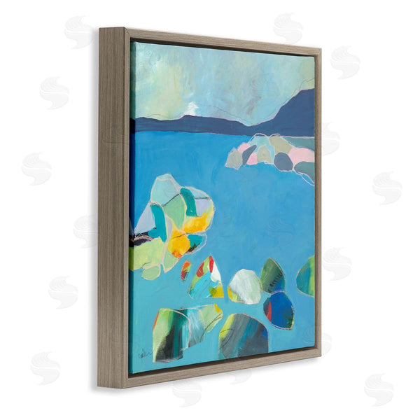 Stupell Industries Jan Weiss | Contemporary Rocks In Bay