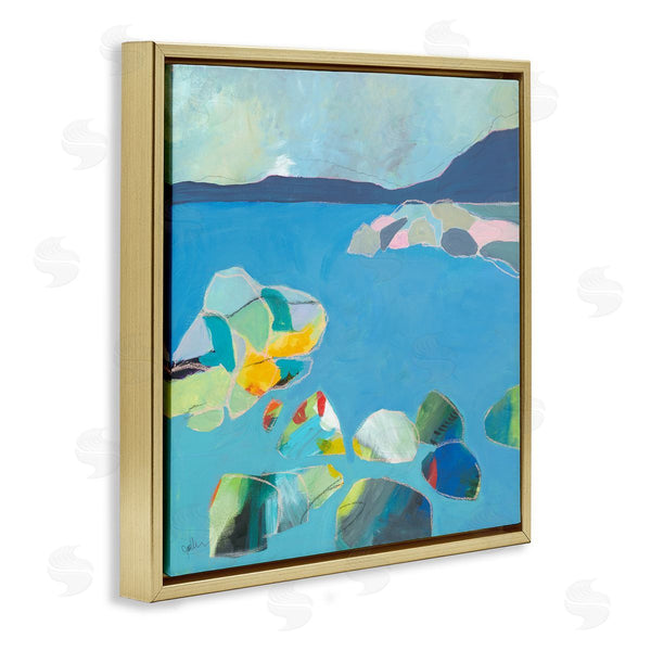 Stupell Industries Jan Weiss | Contemporary Rocks In Bay