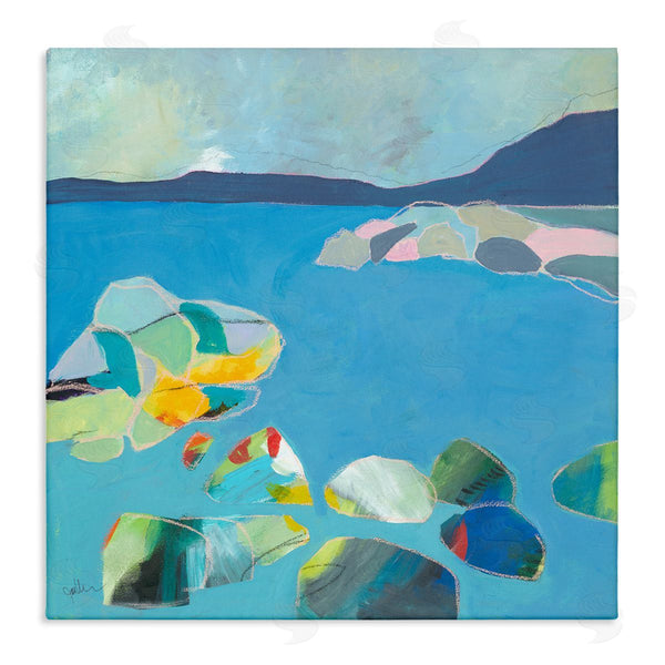 stupell industries Jan Weiss | Contemporary Rocks in Bay