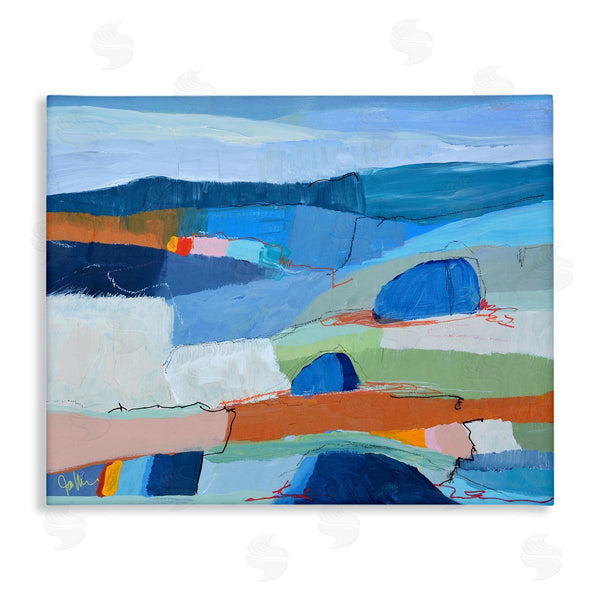 stupell industries Jan Weiss | Expressive Colorfield Landscape