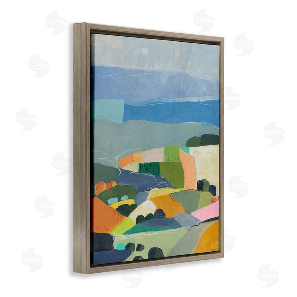 Stupell Industries Jan Weiss | Farmland Shapes Abstraction Wall Art