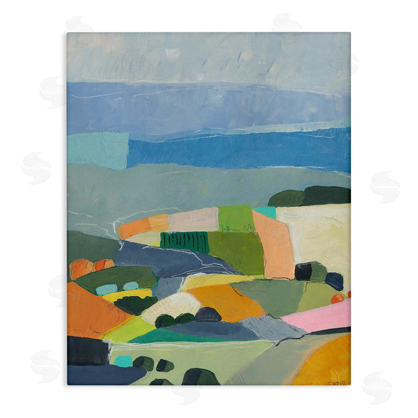 stupell industries Jan Weiss | Farmland Shapes Abstraction Wall Art
