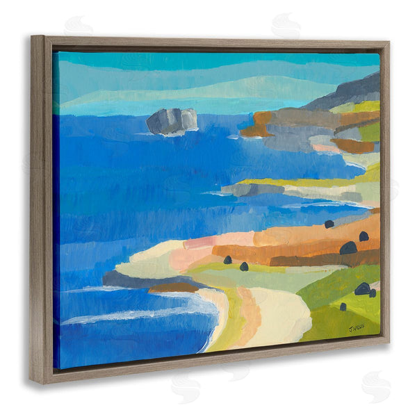 Stupell Industries Jan Weiss | Modern Coastal Inlets Wall Art