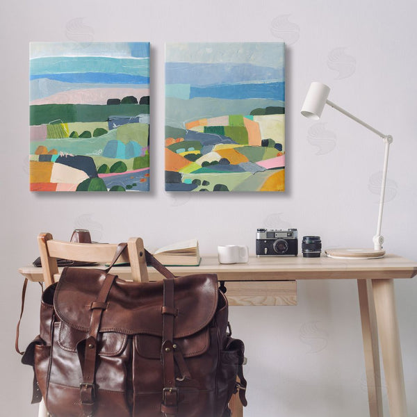 Stupell Industries Jan Weiss | Modern Farmland & River Wall Art