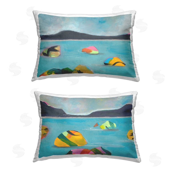 stupell industries Jan Weiss | Modern Hued Ocean Views