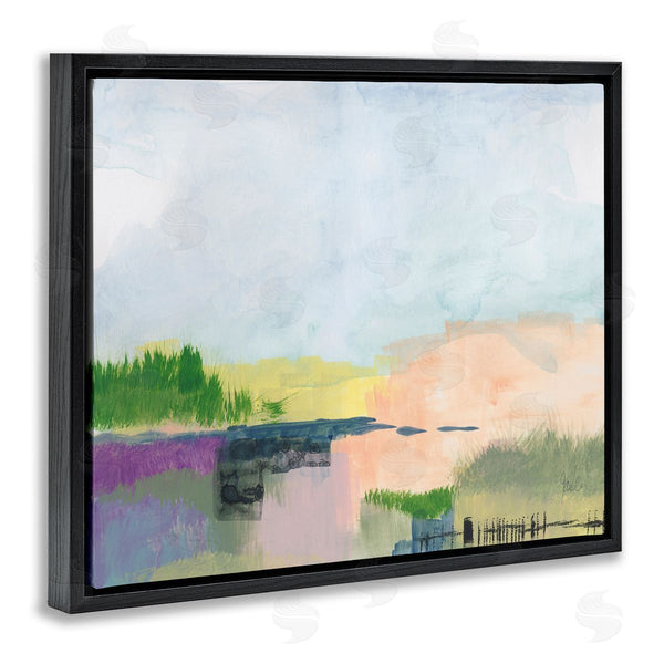 Stupell Industries Jan Weiss | Rural Pastel Landscape Comforting Farmland Hills Scenery Wall Art