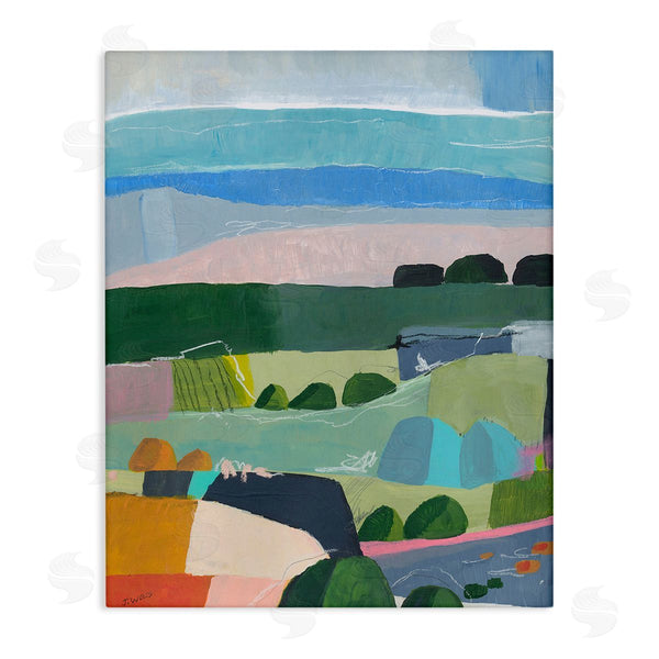 stupell industries Jan Weiss | Soft Abstract Landscape Wall Art