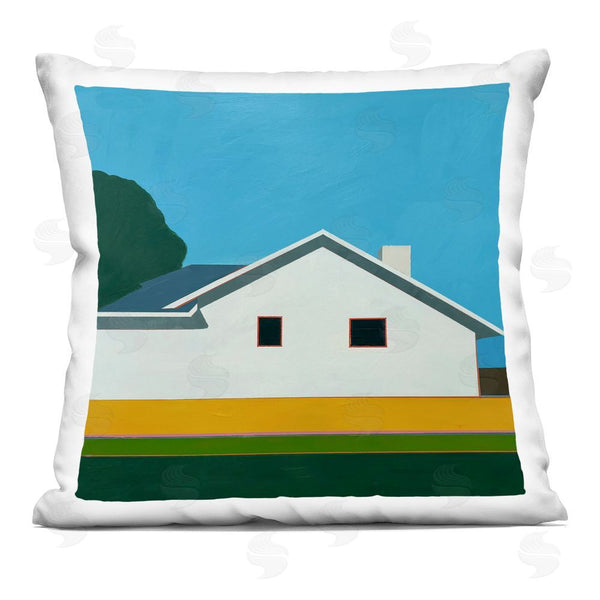 stupell industries Jan Weiss | Sunkissed Suburbia House Throw Pillow