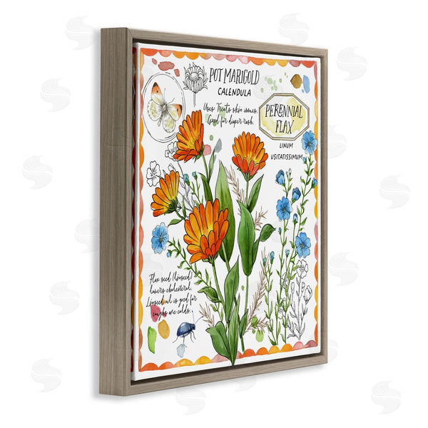 Stupell Industries Jane Maday | Country Herb Uses Wall Art