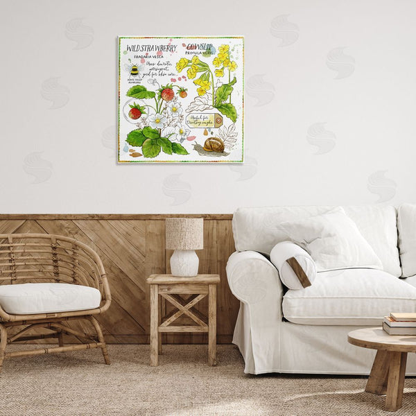 Stupell Industries Jane Maday | Strawberry & Florals Uses Wall Art