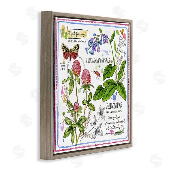 Stupell Industries Jane Maday | Wild Herbs Diagram Wall Art
