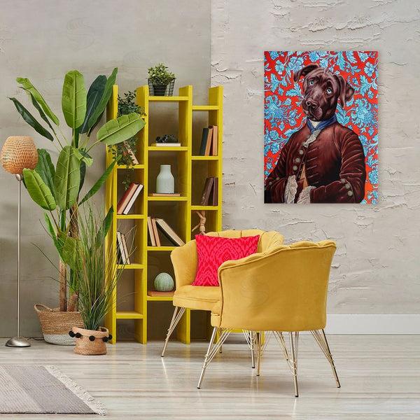 Stupell Industries Jane R. Talton | Charming Labrador Composition Wall Art