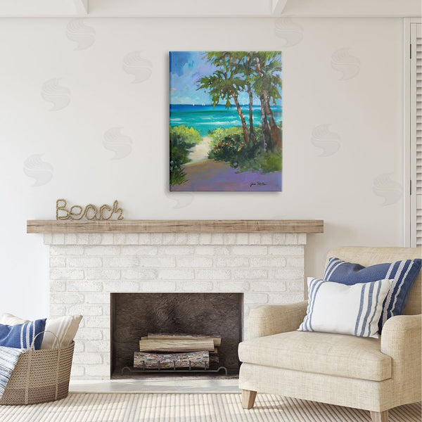 Stupell Industries Jane Slivka | Caribbean Beach View Wall Art