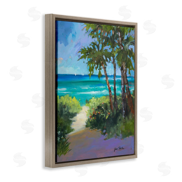 Stupell Industries Jane Slivka | Caribbean Beach View Wall Art