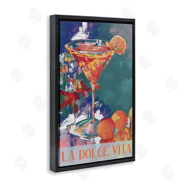 Stupell Industries Jane Slivka | Citrus Cocktail On Blue Wall Art